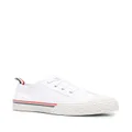 Thom Browne stripe-trim lace-up sneakers - White