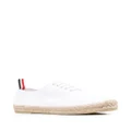 Thom Browne Heritage jute sole low-top sneakers - White