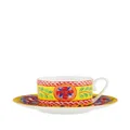 Dolce & Gabbana Caretto-print porcelain tea set - Yellow