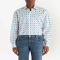 ETRO patterned button-up shirt - White
