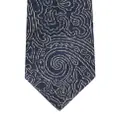 ETRO paisley-print silk tie - Blue