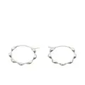 Maison Margiela Timeless hoop earrings - Silver
