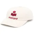 ISABEL MARANT embroidered-logo baseball cap - Neutrals
