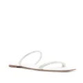 Gianvito Rossi Cannes leather slip-on sandals - White