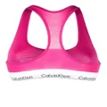 Calvin Klein unlined racerback bralette - Pink