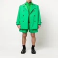 Mackintosh KINGS double-breasted short coat - Green