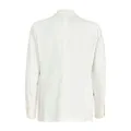 ETRO patterned-jacquard single-breasted blazer - White