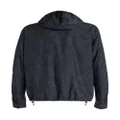 ETRO paisley-print zip-up hooded jacket - Blue
