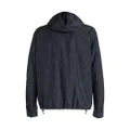 ETRO paisley-print zip-up hooded jacket - Blue