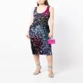 Cynthia Rowley sequin-embellished sleeveless midi dress - Purple