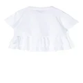 Missoni Kids zig-zag peplum T-shirt - White