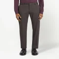 Zegna tailored tapered-leg trousers - Brown