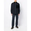 Emporio Armani corduroy-detail shirt jacket - Blue