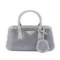 Prada Galleria shearling mini bag - Grey