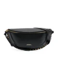 ISABEL MARANT Skano grained-leather shoulder bag - Black