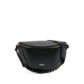 ISABEL MARANT Skano grained-leather shoulder bag - Black