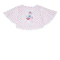 Monnalisa x Disney Tinkerbell cherry-print top - White