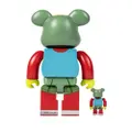 MEDICOM TOY x Space Jam Marvin The Martian BE@RBRICK 100% and 400% figure set - Green