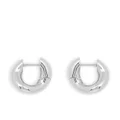 Balenciaga Loop XXS twisted hoop earrings - Silver