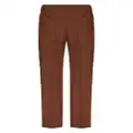 Valentino Garavani side-stripe wool trousers - Brown