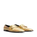 Giuseppe Zanotti Marty iridescent-leather loafers - Gold