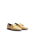 Giuseppe Zanotti Marty iridescent-leather loafers - Gold