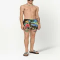 Dolce & Gabbana all-over graphic-print swim shorts - Multicolour