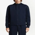 Zegna High Performance wool-cotton hoodie - Blue
