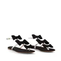 Giambattista Valli bow-detail flat sandals - Black