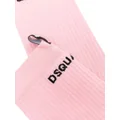 Dsquared2 logo-print socks - Pink