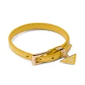 Prada saffiano leather bracelet - Yellow