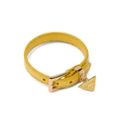 Prada saffiano leather bracelet - Yellow