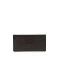 TOM FORD logo-print leather cardholder - Brown