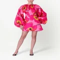 Carolina Herrera balloon-sleeves dress - Pink
