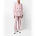 Brunello Cucinelli double-breasted linen blazer - Pink