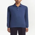 Zegna 12milmil12 wool polo shirt - Blue