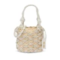 Miu Miu braided-handle bucket bag - Neutrals