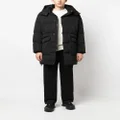 Emporio Armani hooded padded down coat - Black