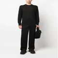 Versace La Greca cotton-silk jumper - Black