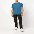 Zegna logo-detail cotton T-shirt - Blue