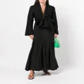 VOZ godet high-waisted skirt - Black