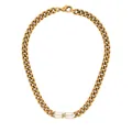 Balenciaga BB-Icon curb chain necklace - Gold