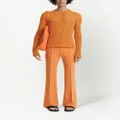 Dion Lee open-knit cotton jumper - Orange