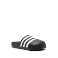adidas striped rubber slides - Black