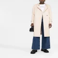 Calvin Klein belted-waist trench coat - Neutrals