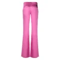 Philipp Plein flared satin trousers - Pink