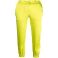 Philipp Plein tapered satin track pants - Yellow