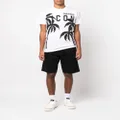 Dsquared2 palm tree logo-print T-shirt - White