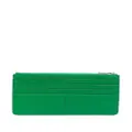 Dolce & Gabbana logo-plaque leather wallet - Green