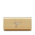Giuseppe Zanotti Cleopatra metallic clutch bag - Gold